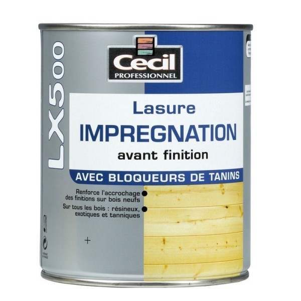 Lasure (d'imprégnation) Cecil LX 500