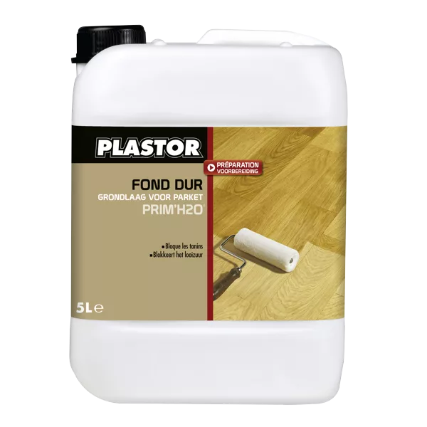 Sous couche avant vitrification ou cire, 1 ou 5 L, Plastor Prim H2O