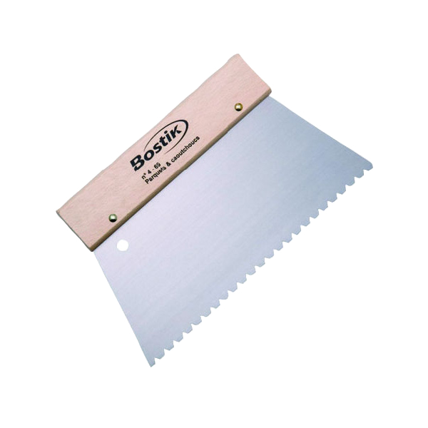 Spatule pour colles sols, denture n°4