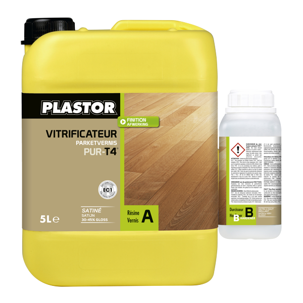 Vitrificateur pur-t 4, satiné, 5L, Plastor