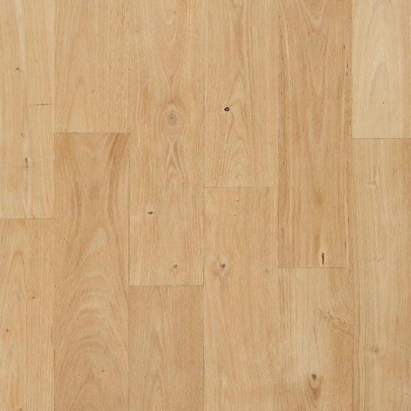 Parquet châtaignier pose collé - (largeur 9 cm, brut, plat)