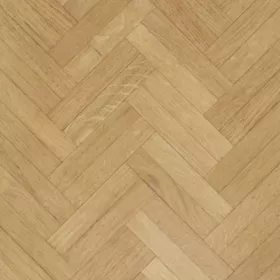 Parquet chêne pose collé - Bâton rompu - brut