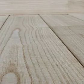 Parquet châtaignier cloué -  brut de sciage - largeur 12 cm